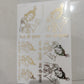 Shree Krishna stickers sheet non metallic