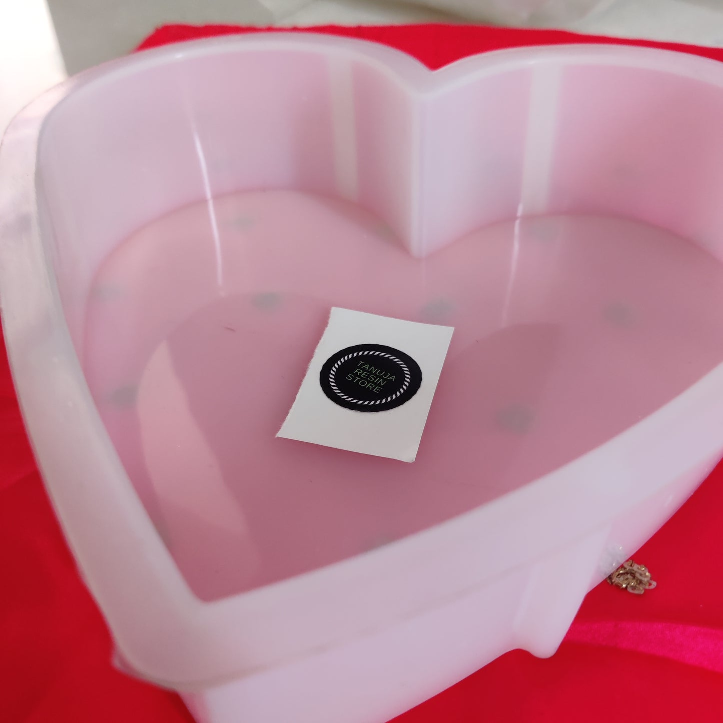 Heart Shape Deep Casting  Silicon Mould - 8"