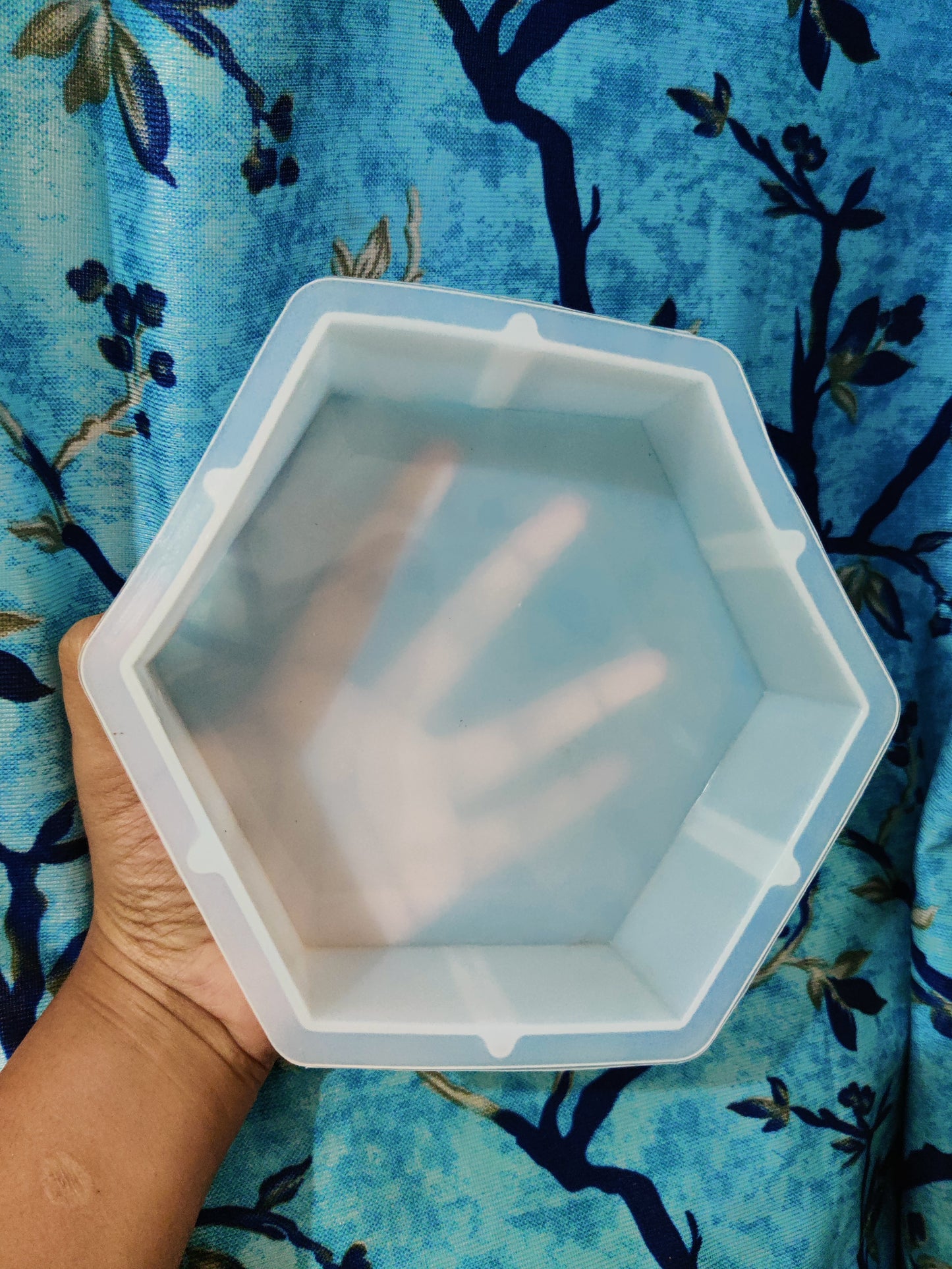 Hexagon deep caste mould 6 inch