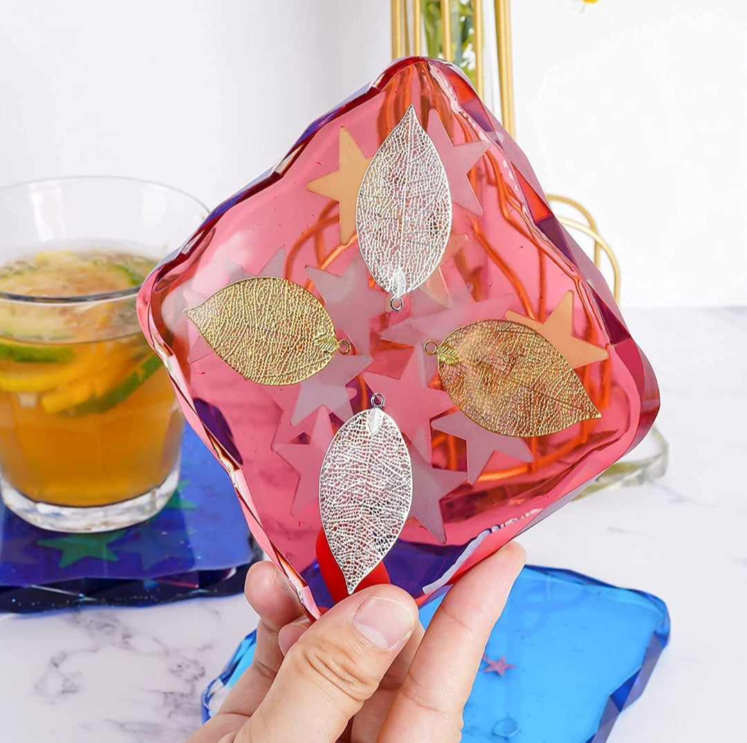 4" square agate/ coaster mould