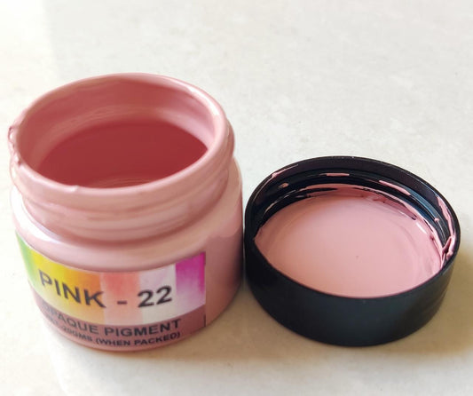 Pink opaque pigment