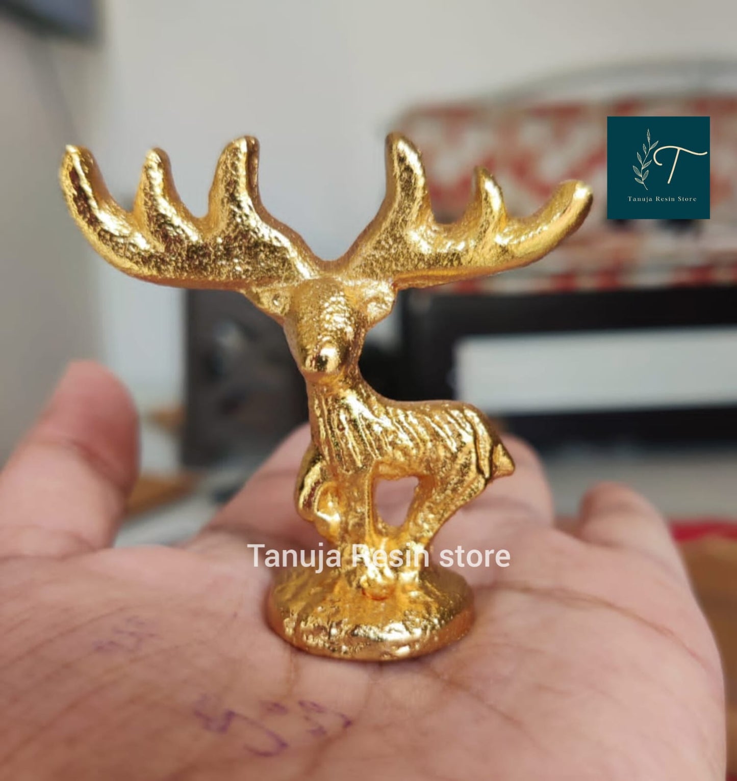 Deer Metal Handle - Pattern-A - Single Piece