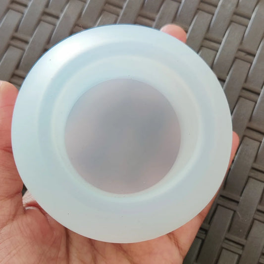 Round tea light holder silicon mould
