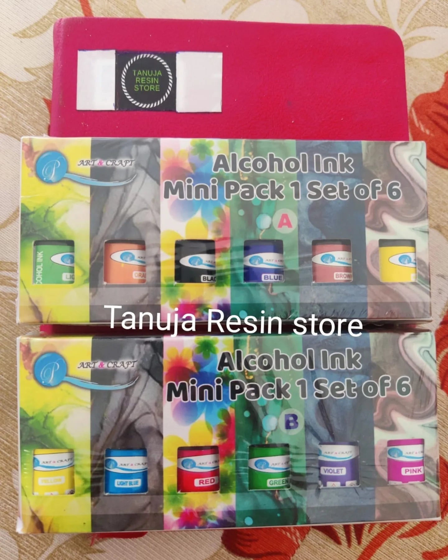 Alcohol ink mini pack set of 6 - Set A