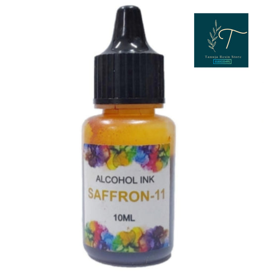 Alcohol ink Saffron