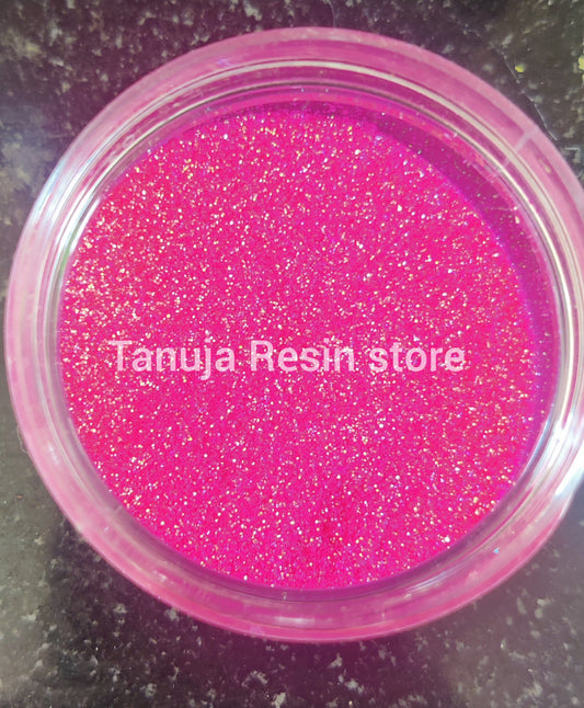 Pink colour glitter or holo powder for resin art